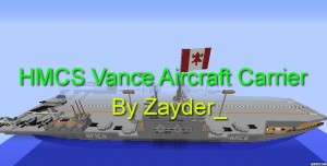 Descarca HMCS Vance Aircraft Carrier pentru Minecraft 1.12.2