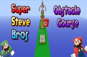 Descarca Super Steve Bros Obstacle Course pentru Minecraft 1.9