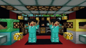 Descarca THE 100 LEVELS pentru Minecraft 1.13.1
