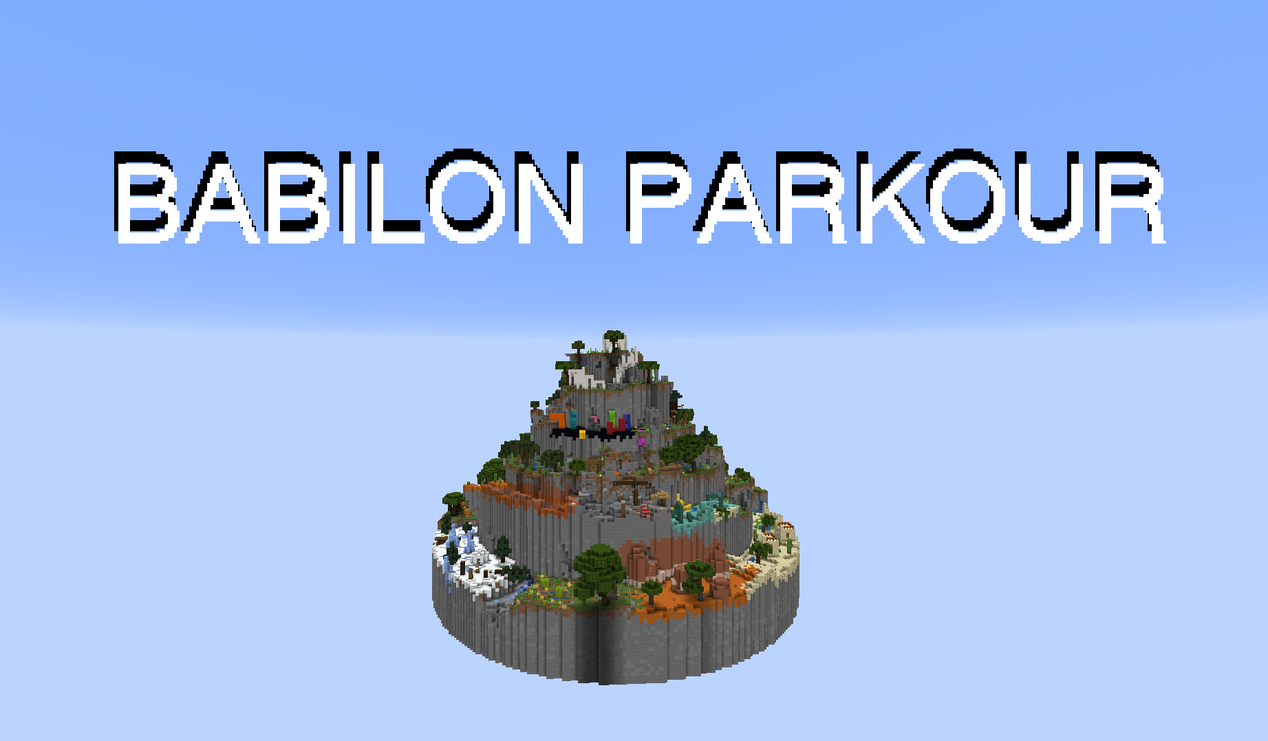 Descarca BABILON Parkour pentru Minecraft 1.15.2