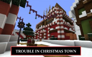 Descarca Trouble in Christmas Town pentru Minecraft 1.16.4