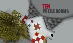 Descarca Ten Puzzle Rooms pentru Minecraft 1.16.4