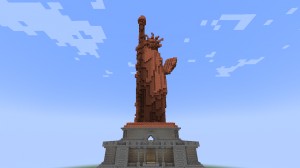 Descarca Statue of Liberty pentru Minecraft 1.17