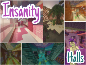 Descarca Insanity Halls 1.0 pentru Minecraft 1.19.4