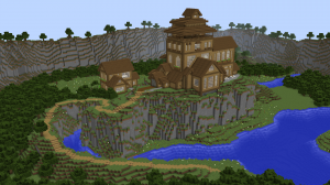 Descarca Cliffside Wooden Mansion pentru Minecraft 1.12