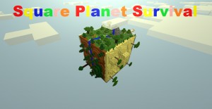 Descarca Square Planet Survival pentru Minecraft 1.10.2