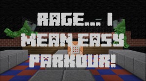 Descarca RAGE, I mean easy parkour pentru Minecraft 1.9.3