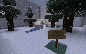 Descarca A Winter Find the Button pentru Minecraft 1.13.2