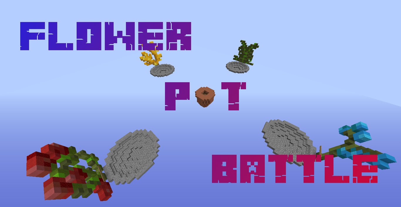 Descarca Flower Pot Battle pentru Minecraft 1.13.2