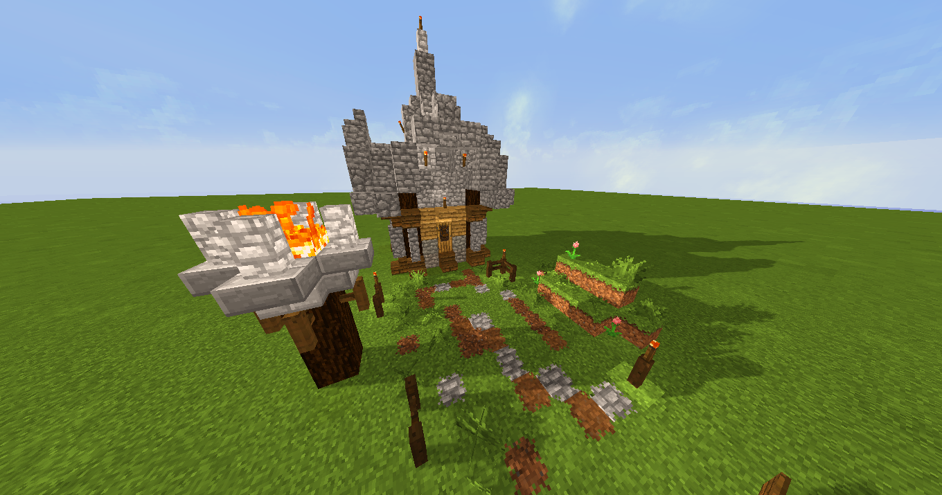Descarca Tiny Rustic Hut pentru Minecraft 1.12.2