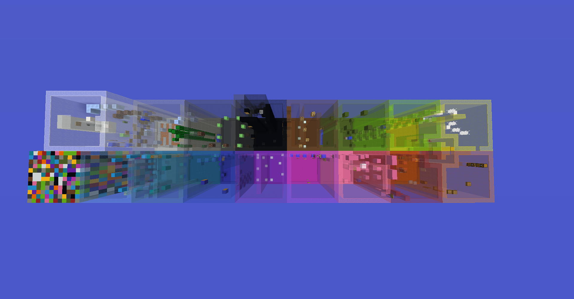 Descarca Colorful Parkour pentru Minecraft 1.12.2