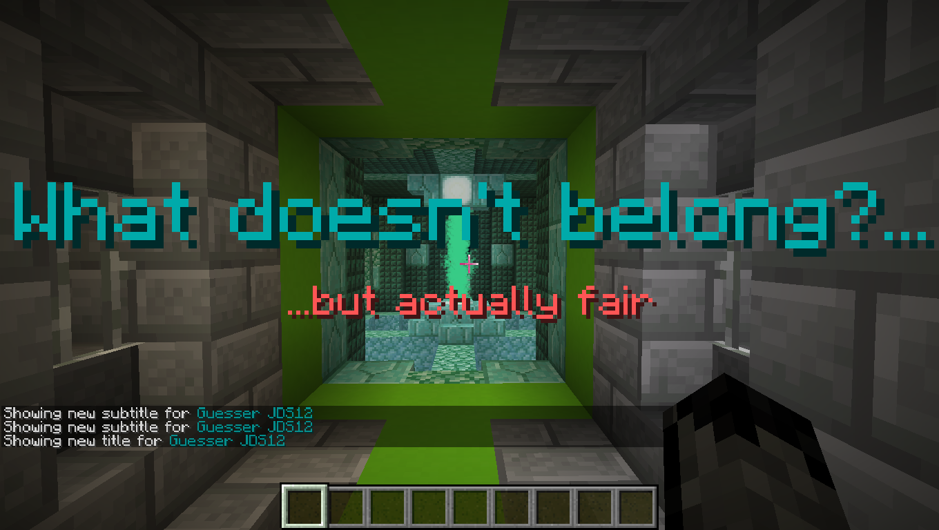 Descarca Actually Fair What Doesn't Belong pentru Minecraft 1.14