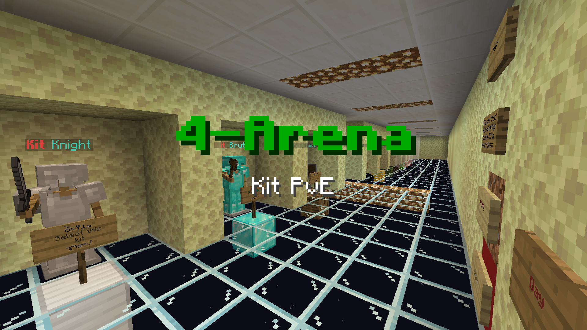 Descarca 4-Arena Kit PvE pentru Minecraft 1.14.3