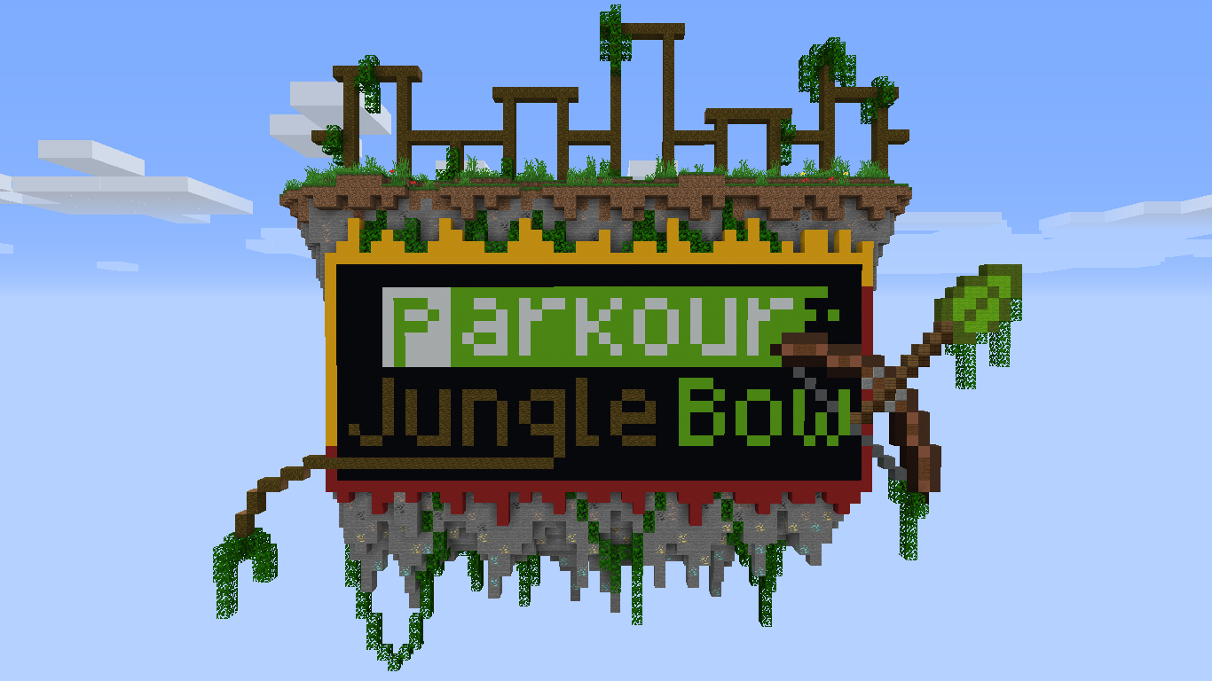 Descarca Parkour Jungle Bow pentru Minecraft 1.15.1