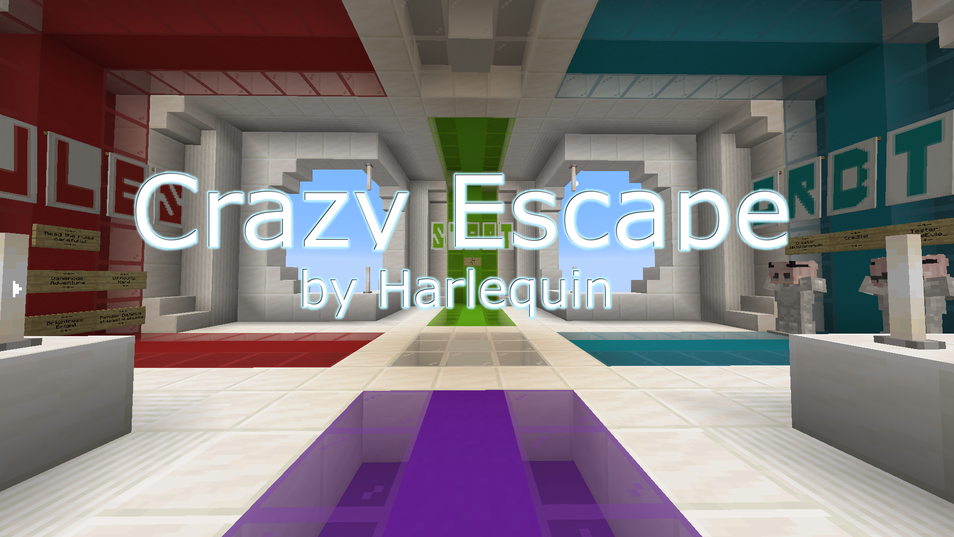 Descarca Crazy Escape pentru Minecraft 1.15.2