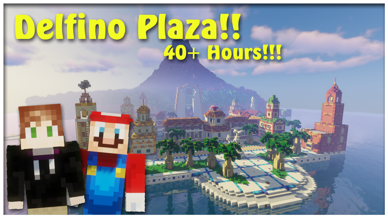 Descarca Delfino Plaza (Super Mario Sunshine!) pentru Minecraft 1.16.4