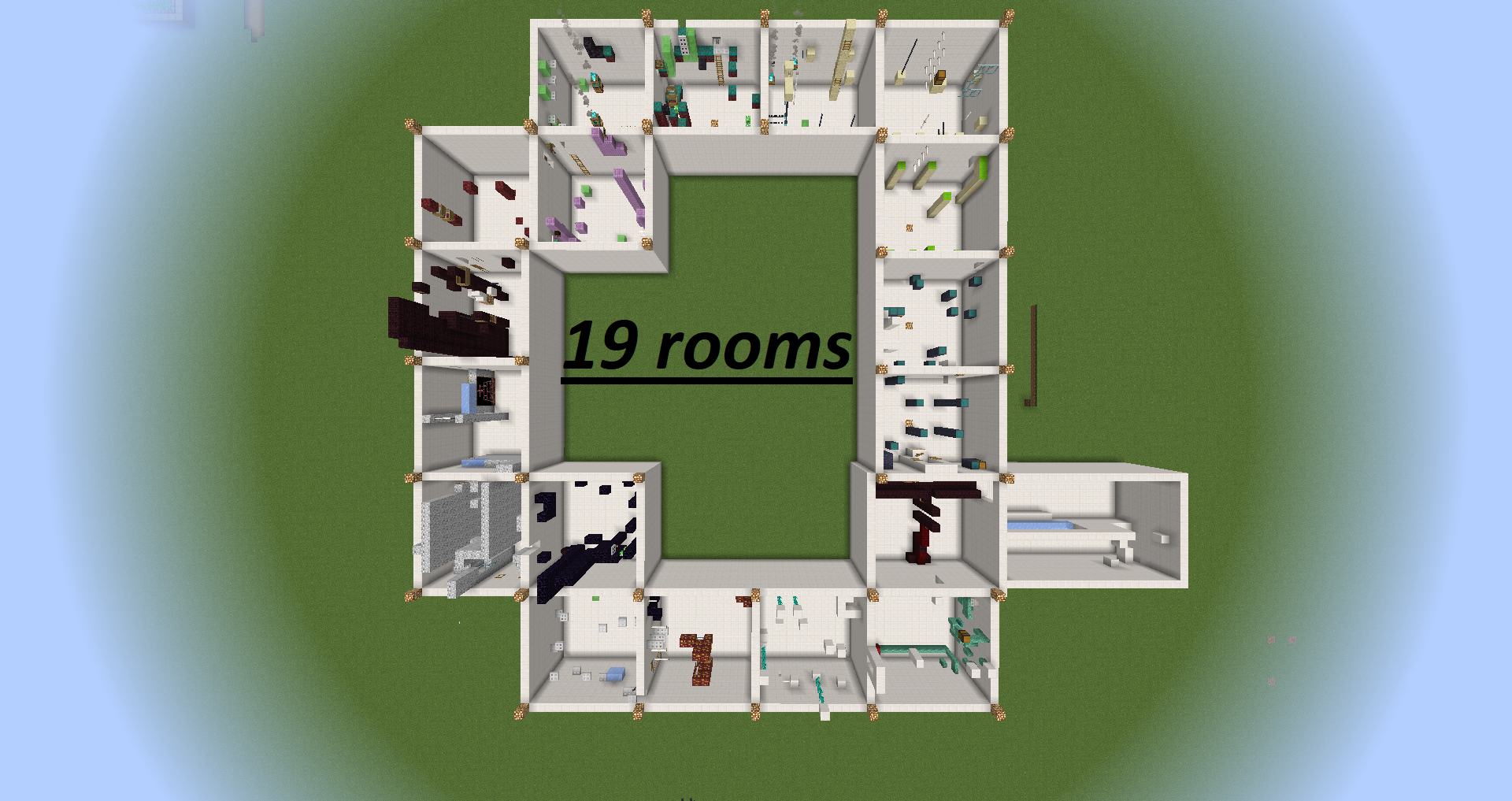 Descarca 19 Rooms pentru Minecraft 1.16.5