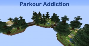 Descarca Parkour Addiction pentru Minecraft 1.16.5