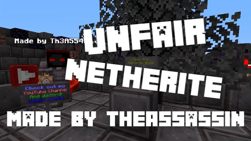 Descarca Unfair Netherite pentru Minecraft 1.16.5