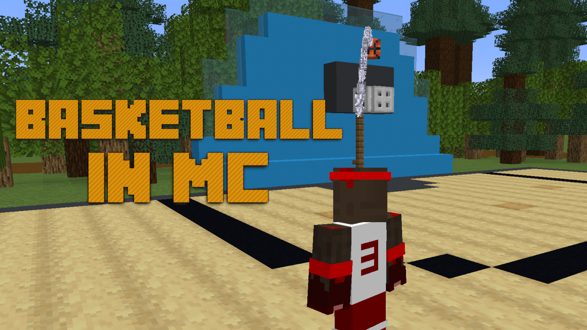 Descarca Basketball In Minecraft pentru Minecraft 1.17.1
