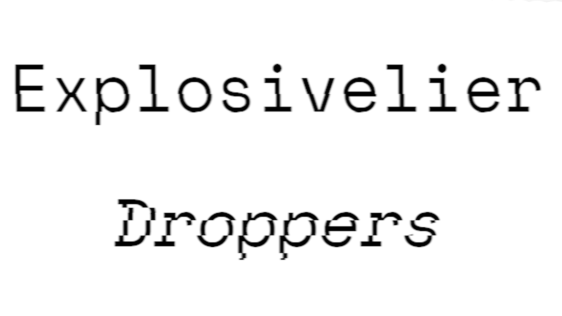 Descarca Explosivelier Droppers pentru Minecraft 1.16.3