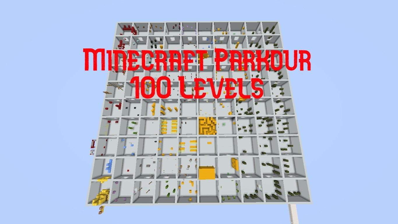 Descarca MINECRAFT PARKOUR: 100 LEVELS! pentru Minecraft 1.17.1