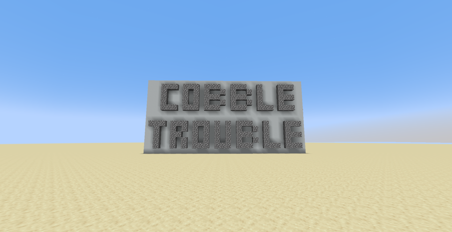 Descarca Cobble Trouble pentru Minecraft 1.17.1