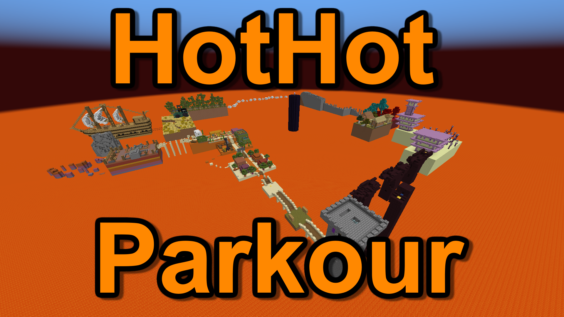Descarca HotHot Parkour 1.0 pentru Minecraft 1.19.2