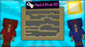 Descarca Red & Blue 2D 1.0 pentru Minecraft 1.19.2