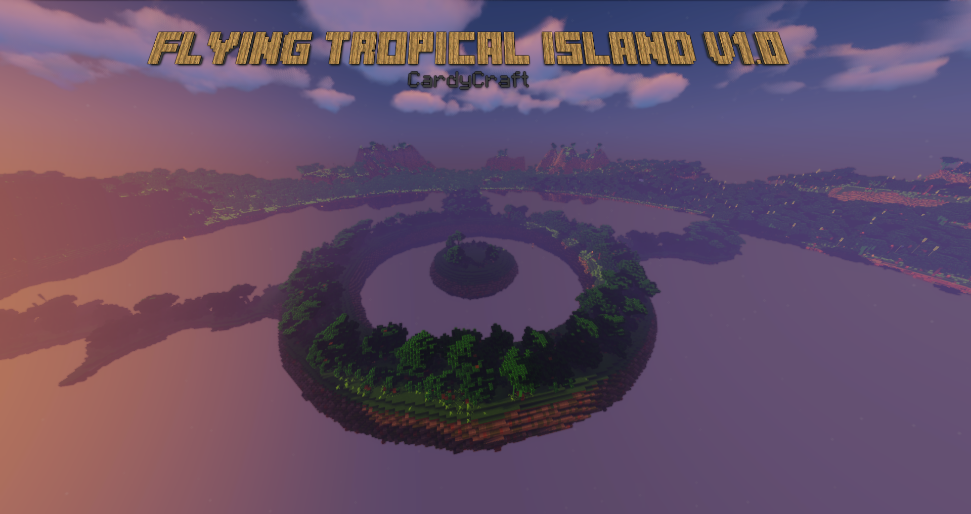 Descarca Flying Tropical Island 1.0 pentru Minecraft 1.19