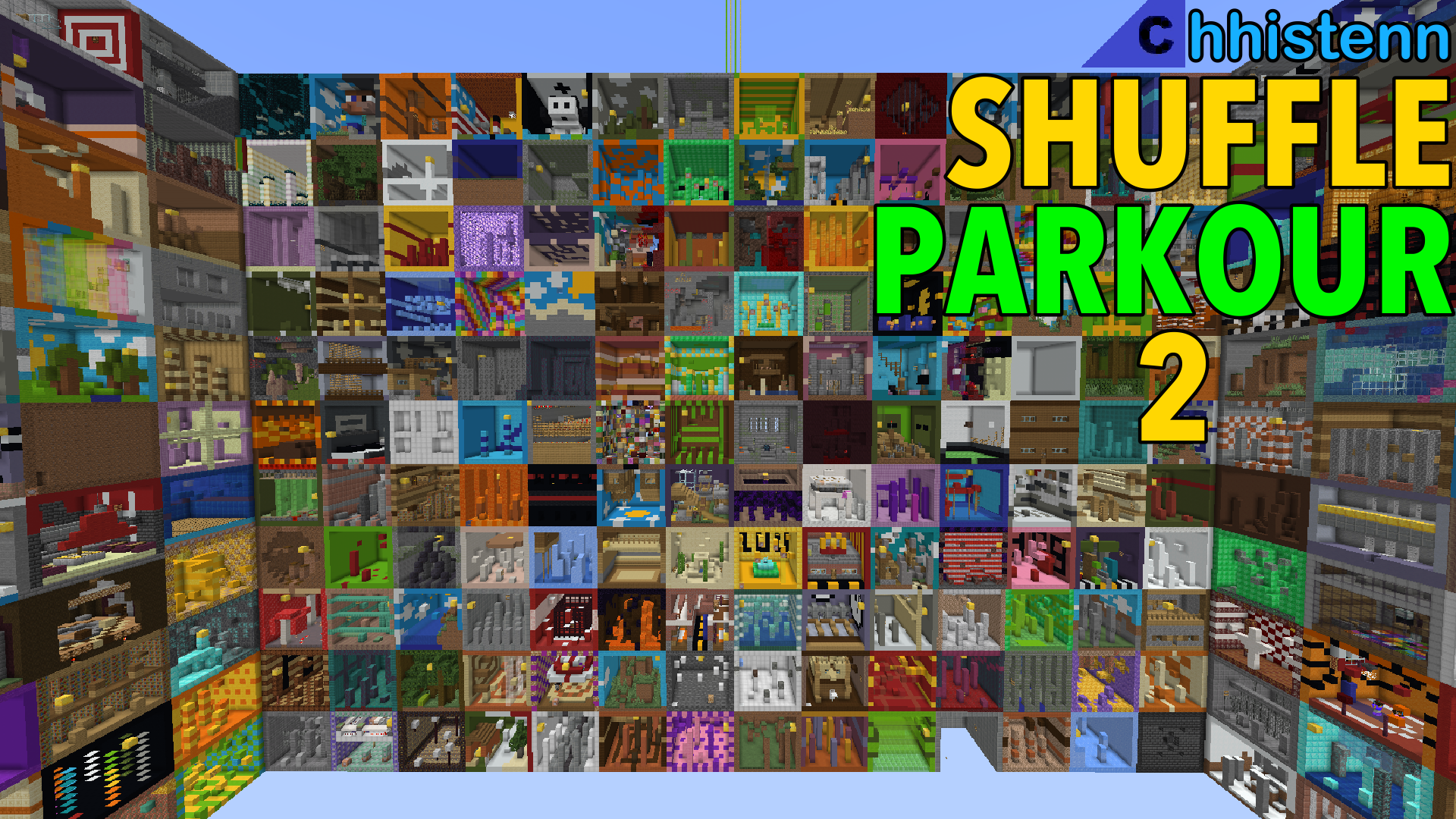 Descarca Shuffle Parkour 2 1.2 pentru Minecraft 1.19.2