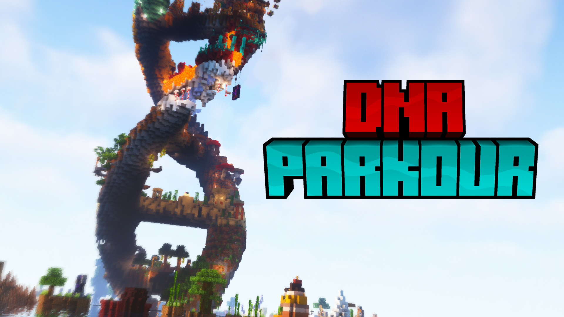 Descarca DNA Parkour 1.0 pentru Minecraft 1.19