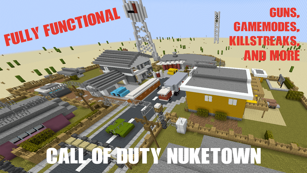 Descarca Call of Duty Nuketown 1.1 pentru Minecraft 1.18.1