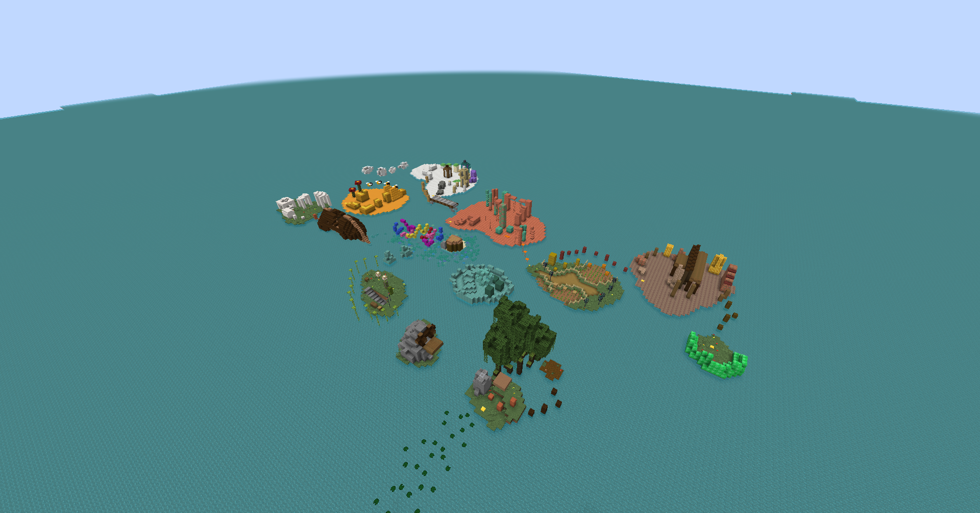 Descarca Islands Parkour 1.0 pentru Minecraft 1.19.3