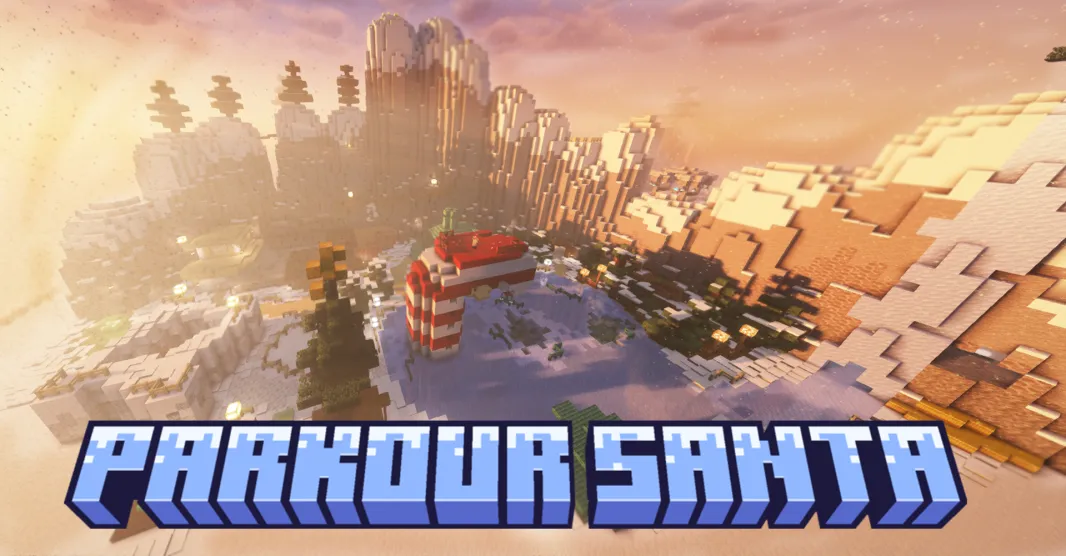 Descarca Parkour Santa Claus 1.0.0 pentru Minecraft 1.20.2