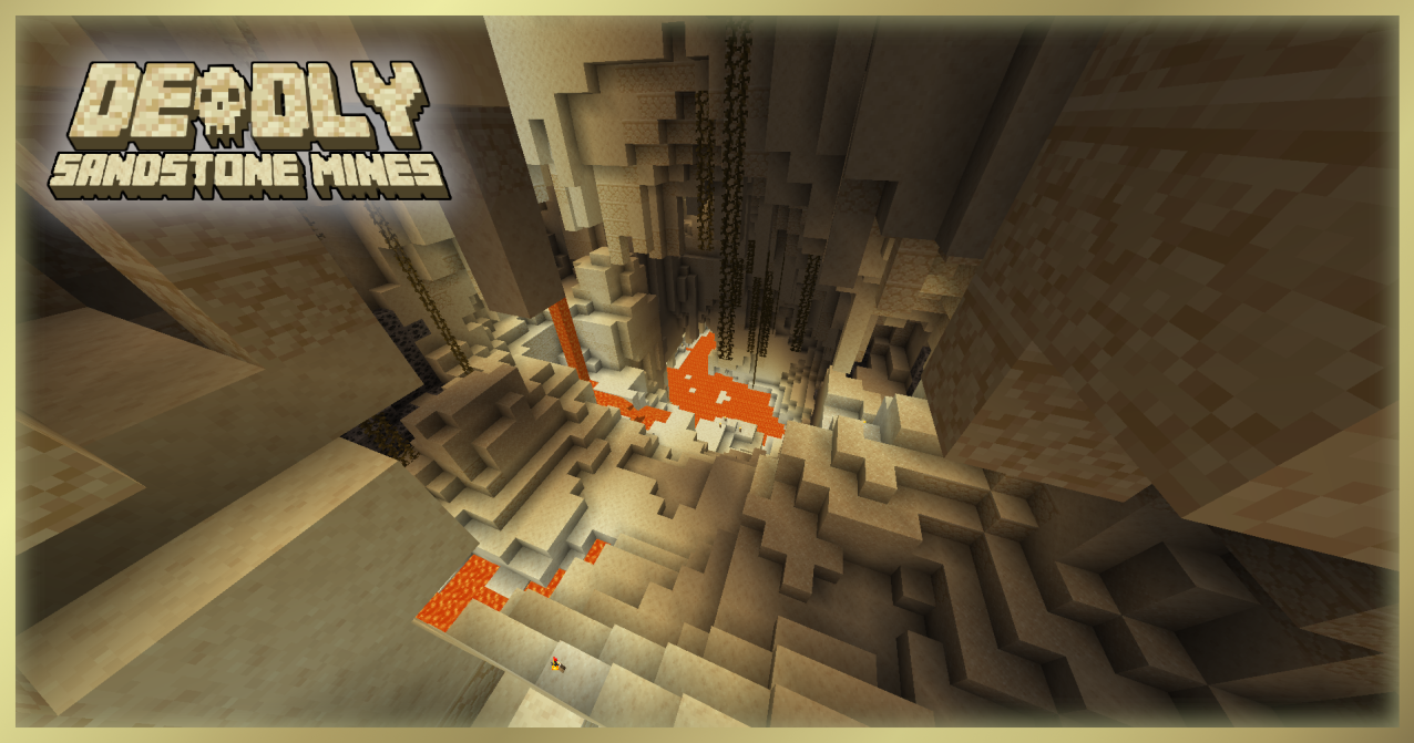 Descarca Deadly Sandstone Mines 1.0 pentru Minecraft 1.20.1