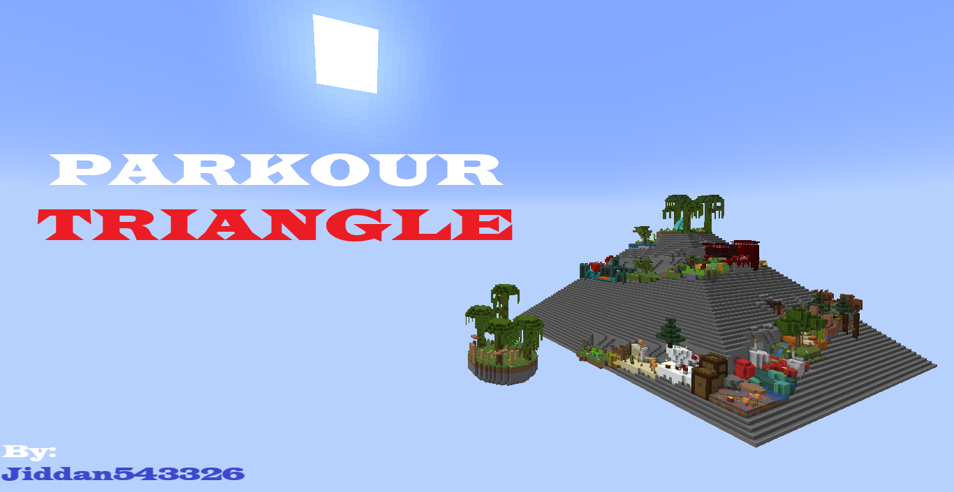 Descarca Parkour Triangle 1.0 pentru Minecraft 1.19.2