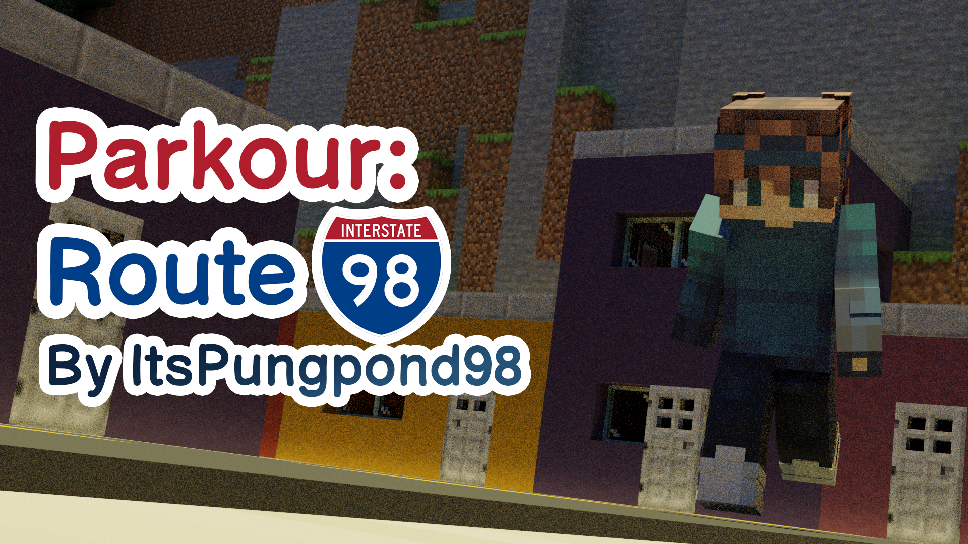 Descarca Parkour: Route 98 1.1 pentru Minecraft 1.19.3