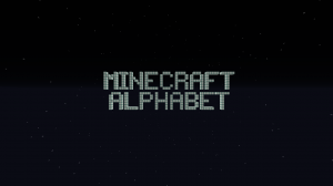 Descarca Minecraft Alphabet pentru Minecraft 1.12