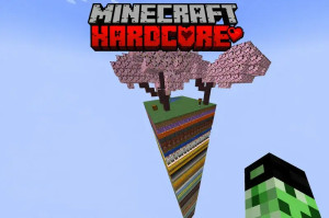 Descarca Hardcore: 1 Chunk – 100 Floors – Custom Economy pentru Minecraft 1.20