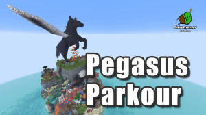 Descarca Pegasus Parkour pentru Minecraft 1.21.6